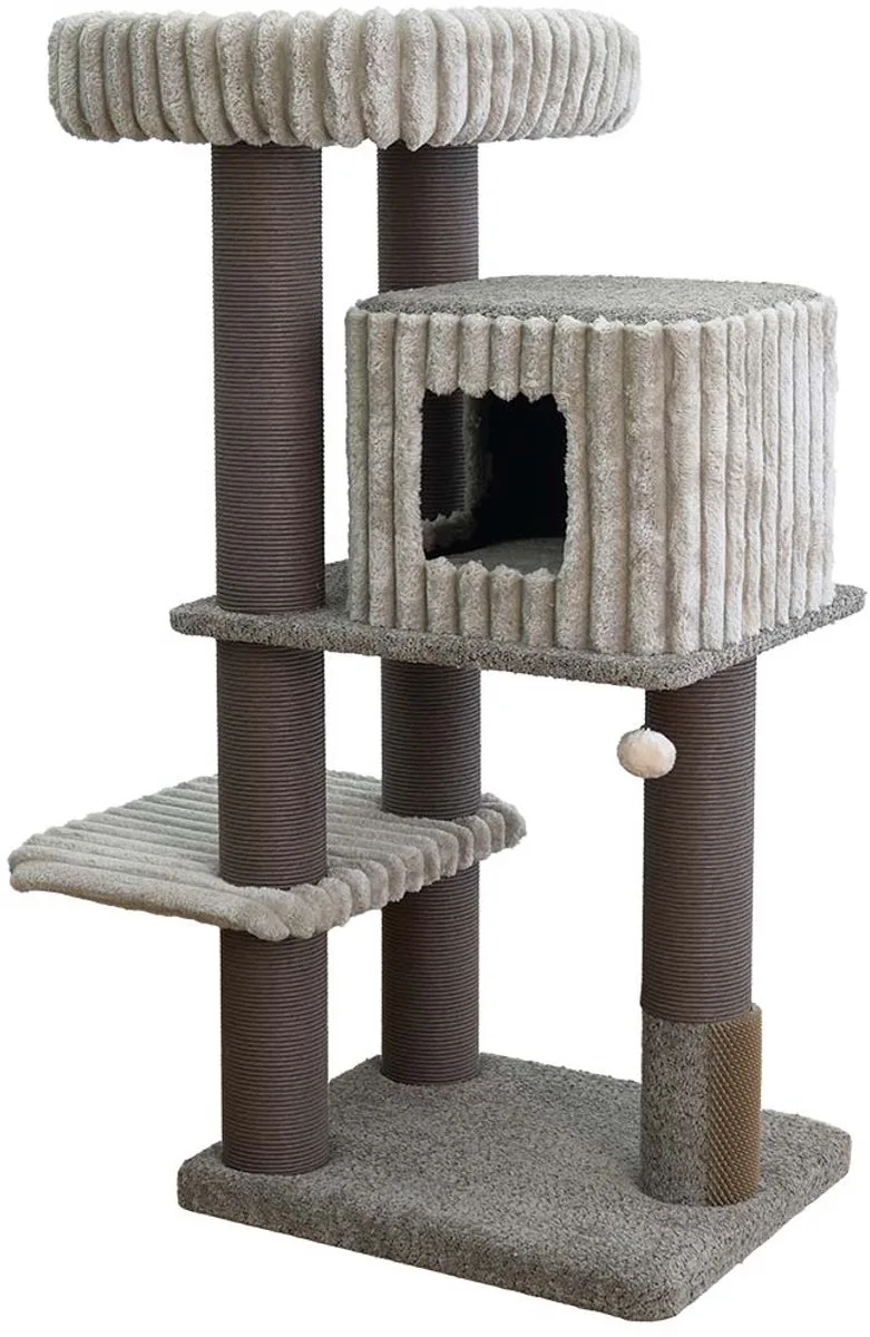 krabpaal Palermo voor katten 58x48x126cm by Ebi in Beige – product photo