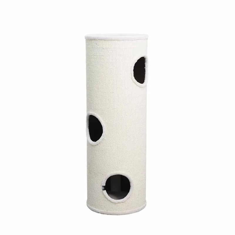 Krabton Edinburgh - Sisal Krabton - 115cm - Kleine Katten de Ebi en Crème – photo produit