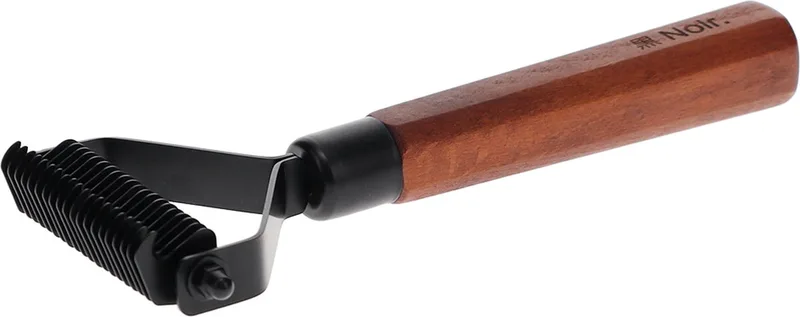 Noir Japandi Hondenborstel Ontwoller 20 de Ebi en Marron – photo produit