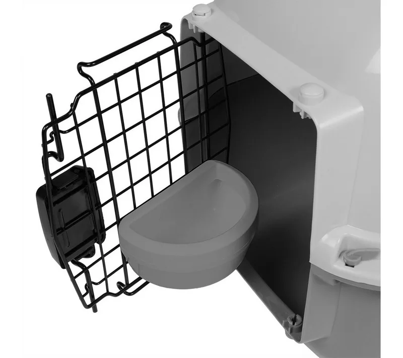 Reisbench - Hond - Transporter Adventurer 60 Serene Edition Xl - 57x38x38cm - Max. 12kg - 1st fra Ebi i Grå – produktbillede 2 af 2