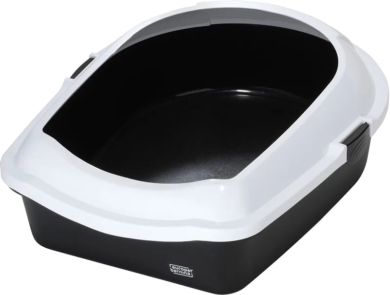 Space Open Kattenbak - 43 x 56 x 14 cm by Ebi in Anthracite, White – product photo