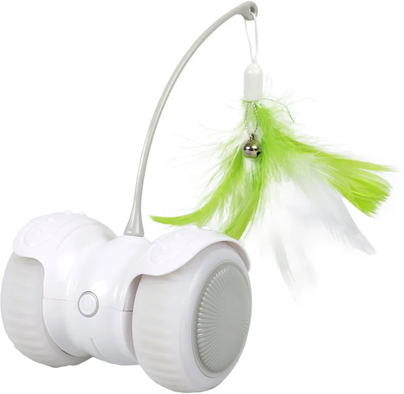 Speelgoed Voor Dieren - Kat - Rc Cat Chaser 11x11x7,3cm - 1st de Ebi en Blanc, Vert – photo produit