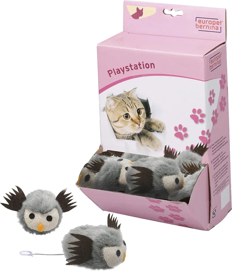 Speelgoed Voor Dieren - Kat - Shaking Owl 18st - 7,6cm - 1st von Ebi in <> – Produktfoto