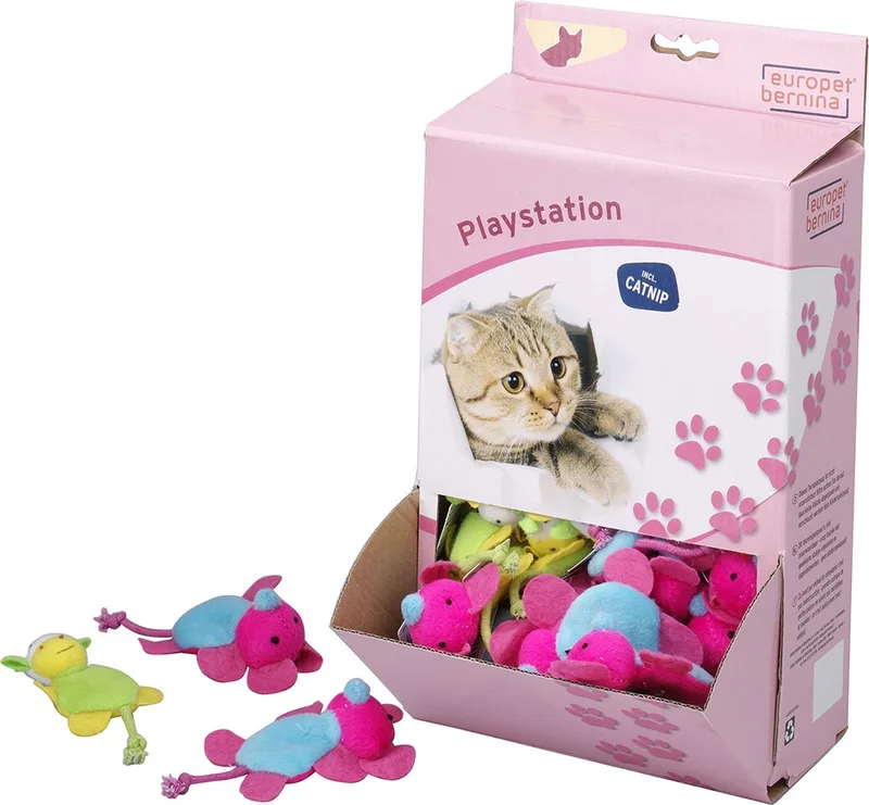 Speelgoed Voor Dieren - Kat - Shortplush Crack Felt Pet 7,5cm - 1st von Ebi in <> – Produktfoto