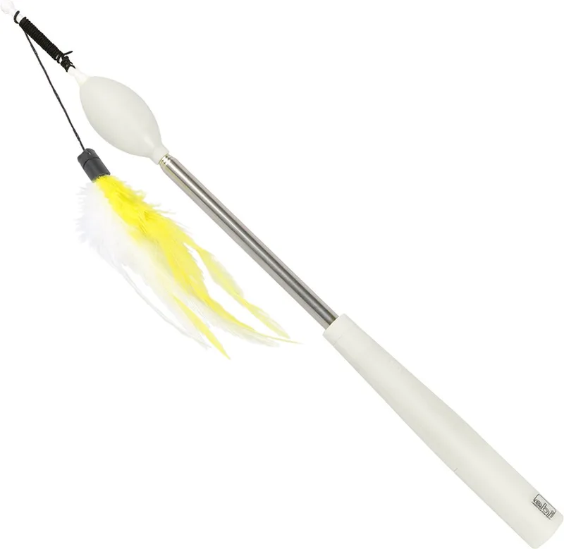 Speelgoed Voor Dieren - Kat - Telescopische Hengel 75x2x2cm Wit - 1st de Ebi en Blanc, Vert – photo produit