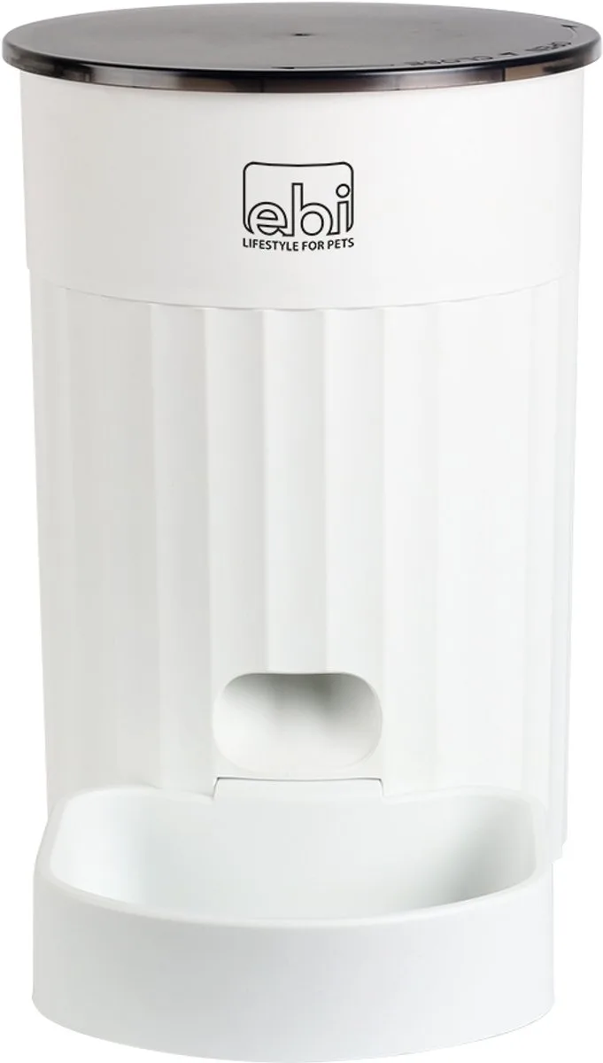 Talakona - Programmeerbare Voerbak - Voerautomaat Kat - 3L - 18x18x26cm de Ebi en Blanc – photo produit