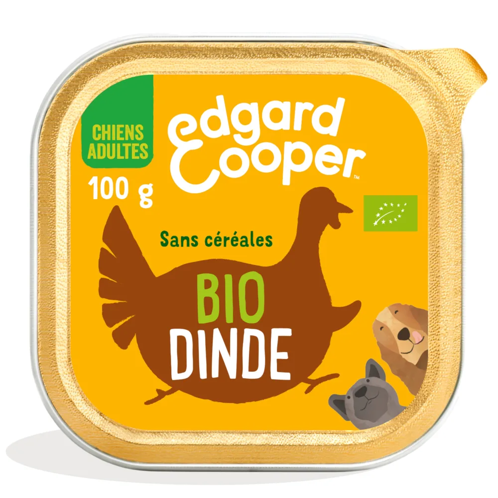 100g Adult Biokalkoen Edgard & Cooper Hondenvoer Graanvrij van Edgard & Cooper – productfoto