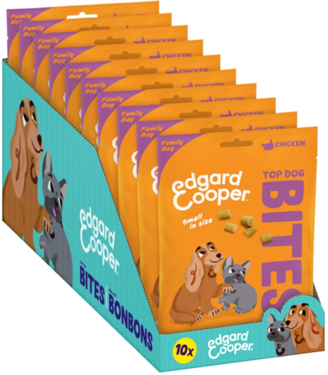 10x Edgard & Cooper Adult Bite S Kip 120 gr fra Edgard & Cooper – produktbillede