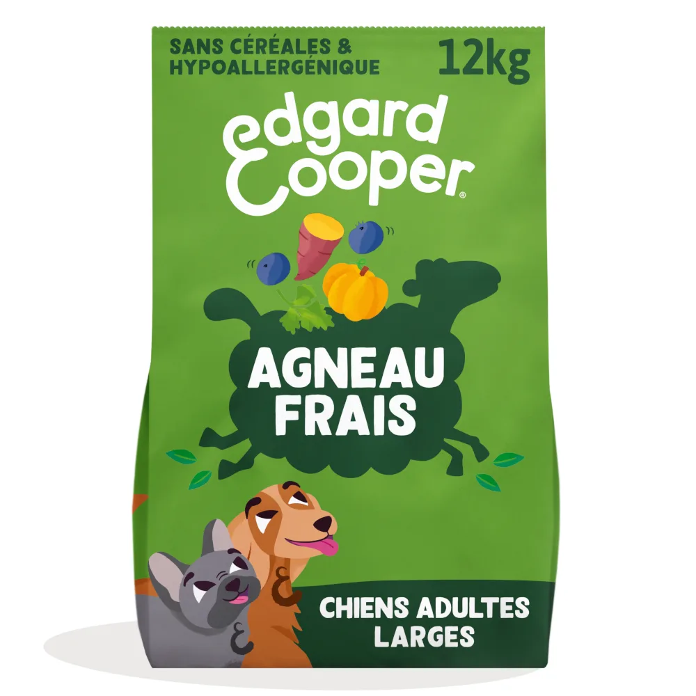 12kg Edgard & Cooper Adult Lam graanvrij - Droog hondenvoer by Edgard & Cooper – product photo