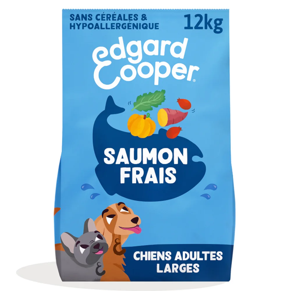 12kg Edgard & Cooper Adult zalm graanvrij - Droog hondenvoer van Edgard & Cooper – productfoto
