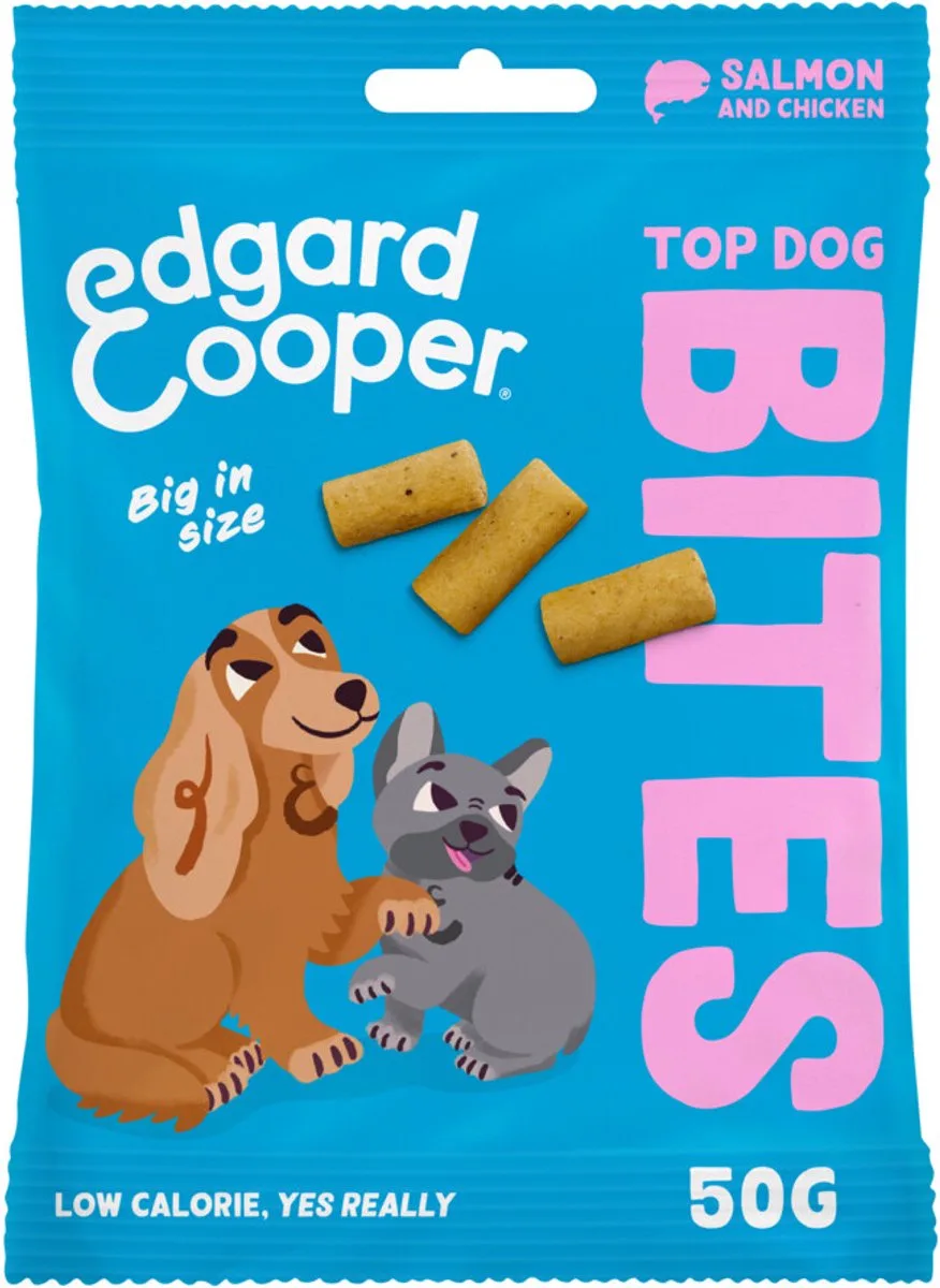15x Edgard & Cooper Adult Bite L Zalm & Kip 50 gr van Edgard & Cooper – productfoto