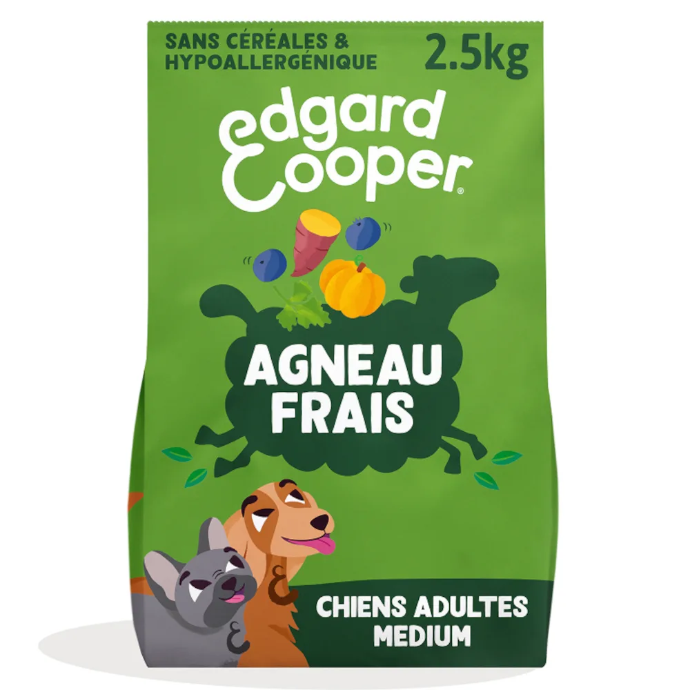 2.5kg Edgard & Cooper Adult lam graanvrij - Droog hondenvoer by Edgard & Cooper – product photo
