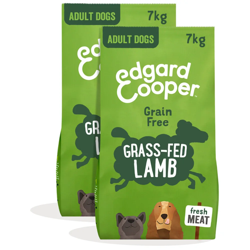 2x Edgard & Cooper Hondenvoer Droog Graslam 7 kg från Edgard & Cooper – produktbild
