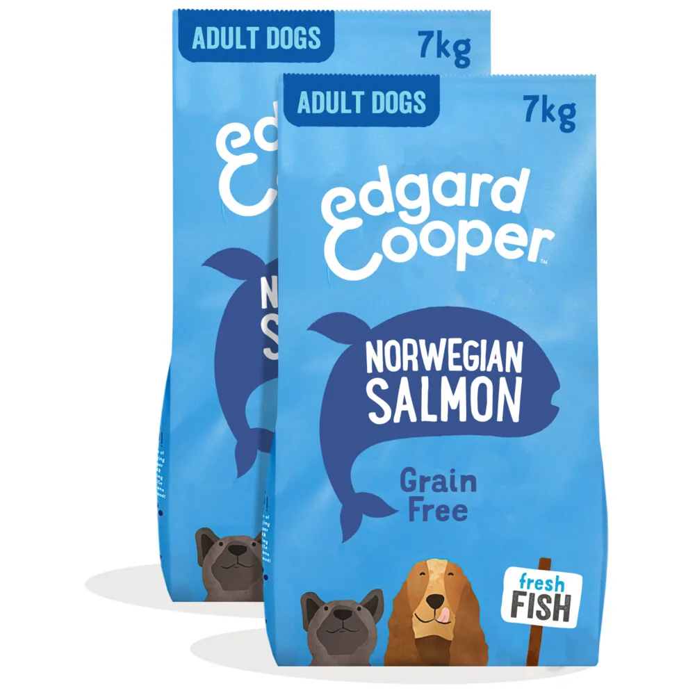 2x Edgard & Cooper Hondenvoer Droog Noorse Zalm 7 kg by Edgard & Cooper – product photo