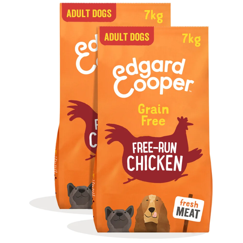 2x Edgard & Cooper Hondenvoer Droog Scharrelkip 7 kg by Edgard & Cooper – product photo