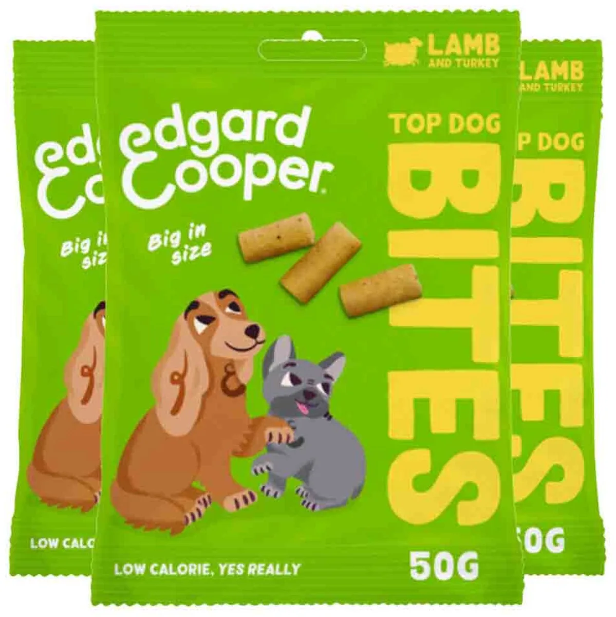 3x Edgard & Cooper Adult Bite L Lam & Kalkoen 50 gr by Edgard & Cooper – product photo