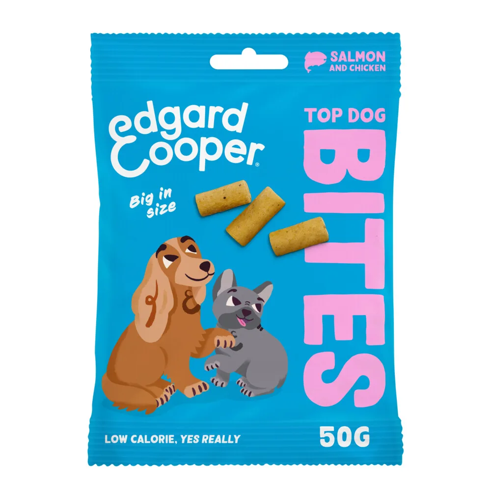 3x Edgard & Cooper Adult Bite L Zalm & Kip 50 gr van Edgard & Cooper – productfoto