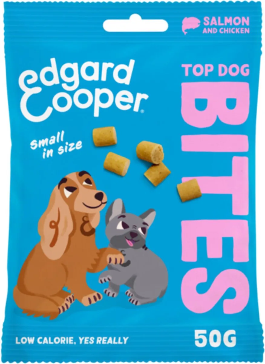 3x Edgard & Cooper Adult Bite S Zalm & Kip 50 gr von Edgard & Cooper – Produktfoto