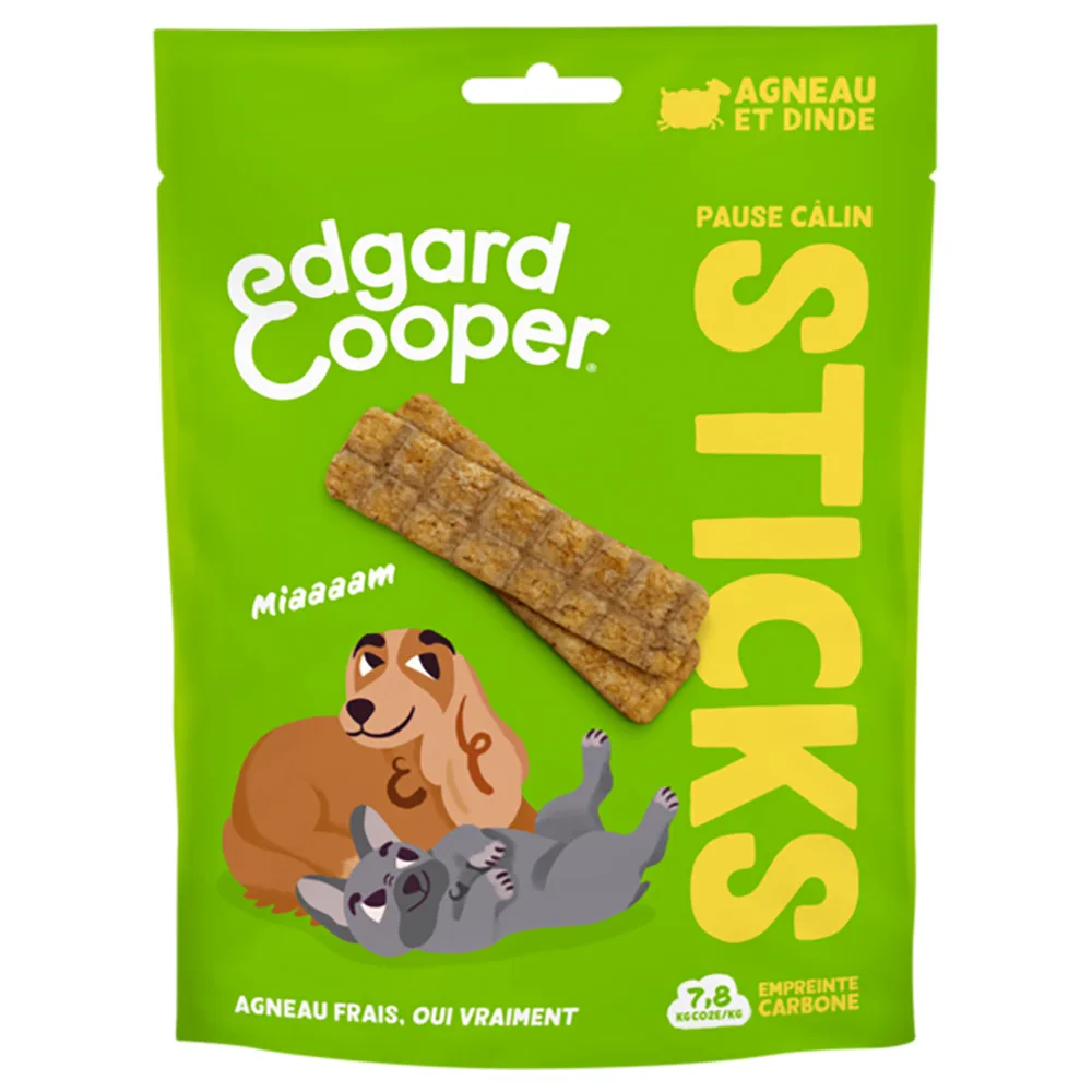 3x75g Edgard & Cooper Dog Strips Lam en Kalkoen hondensnacks van Edgard & Cooper – productfoto
