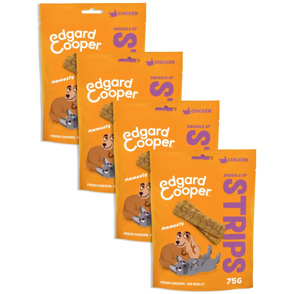 4x Edgard & Cooper Adult Strips Kip 75 gr by Edgard & Cooper – product photo