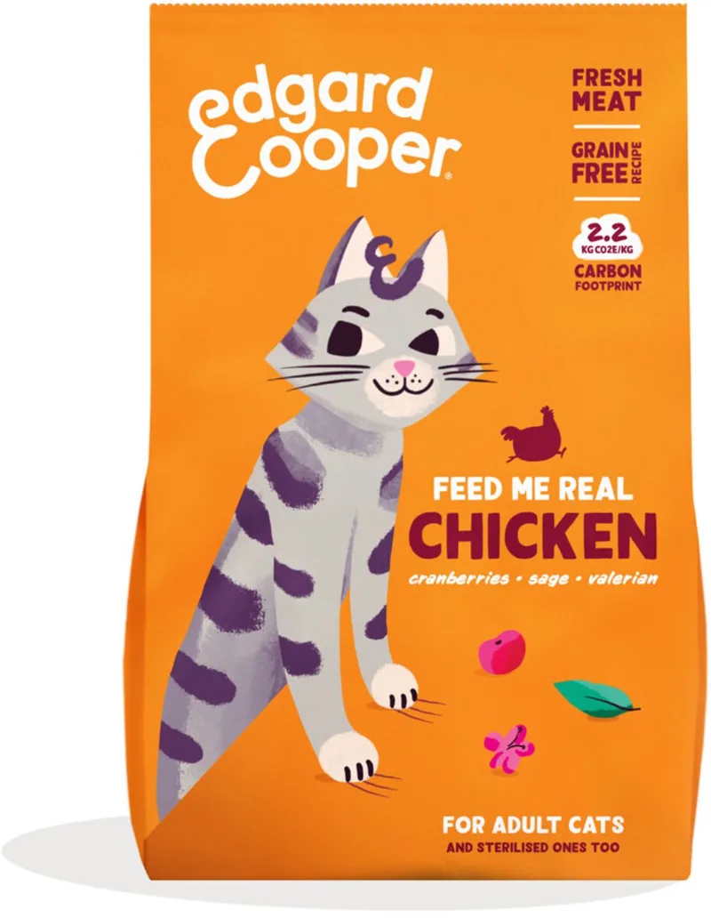 4x Edgard & Cooper Kattenvoer Adult Kip 2 kg de Edgard & Cooper – photo produit