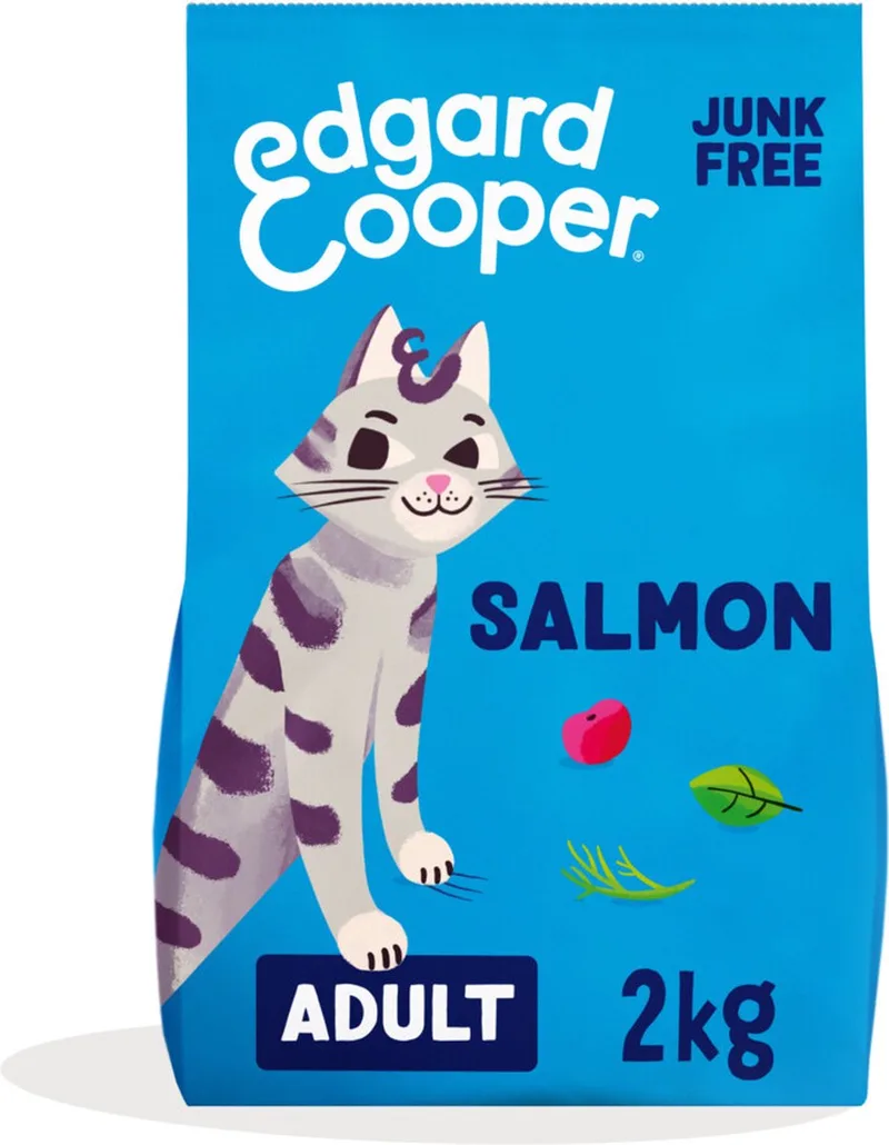 4x Edgard & Cooper Kattenvoer Adult Zalm 2 kg von Edgard & Cooper – Produktfoto