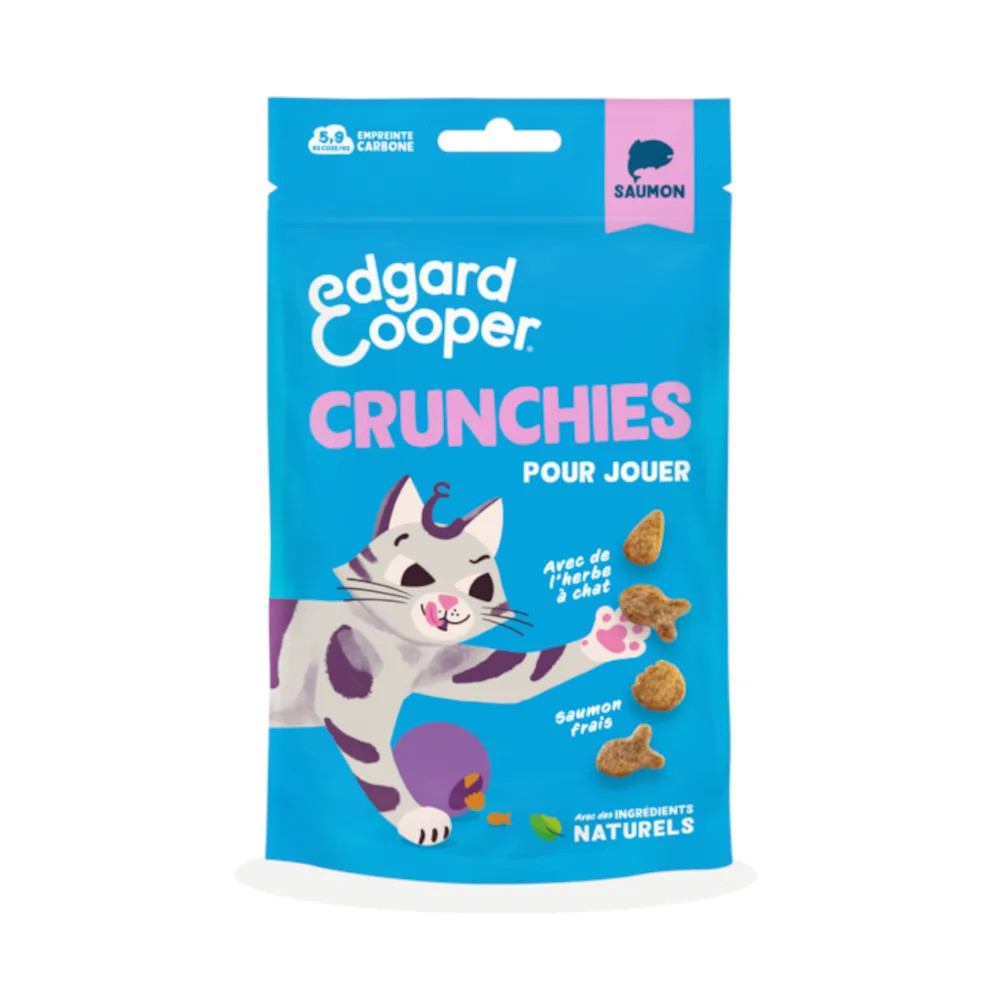 50g Edgard & Cooper Cat Crunchies zalm kattensnacks by Edgard & Cooper – product photo