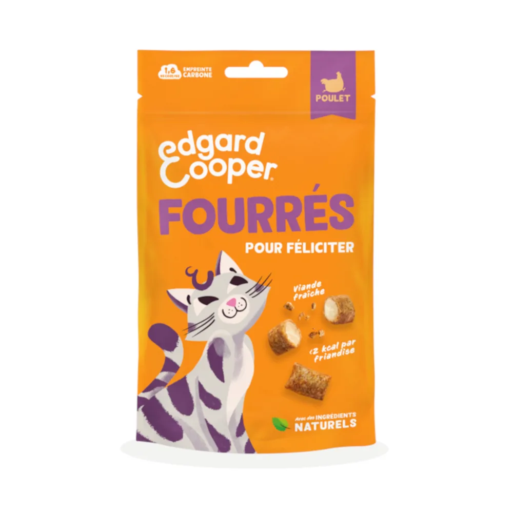 60g Edgard & Cooper Kattenkussentje Kip Kattensnacks by Edgard & Cooper – product photo