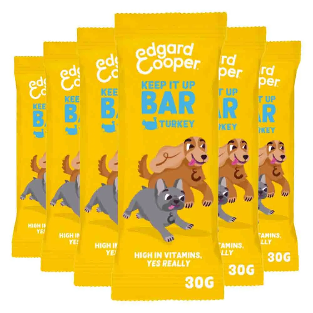 6x Edgard & Cooper Adult Bar Kalkoen 30 gr by Edgard & Cooper – product photo