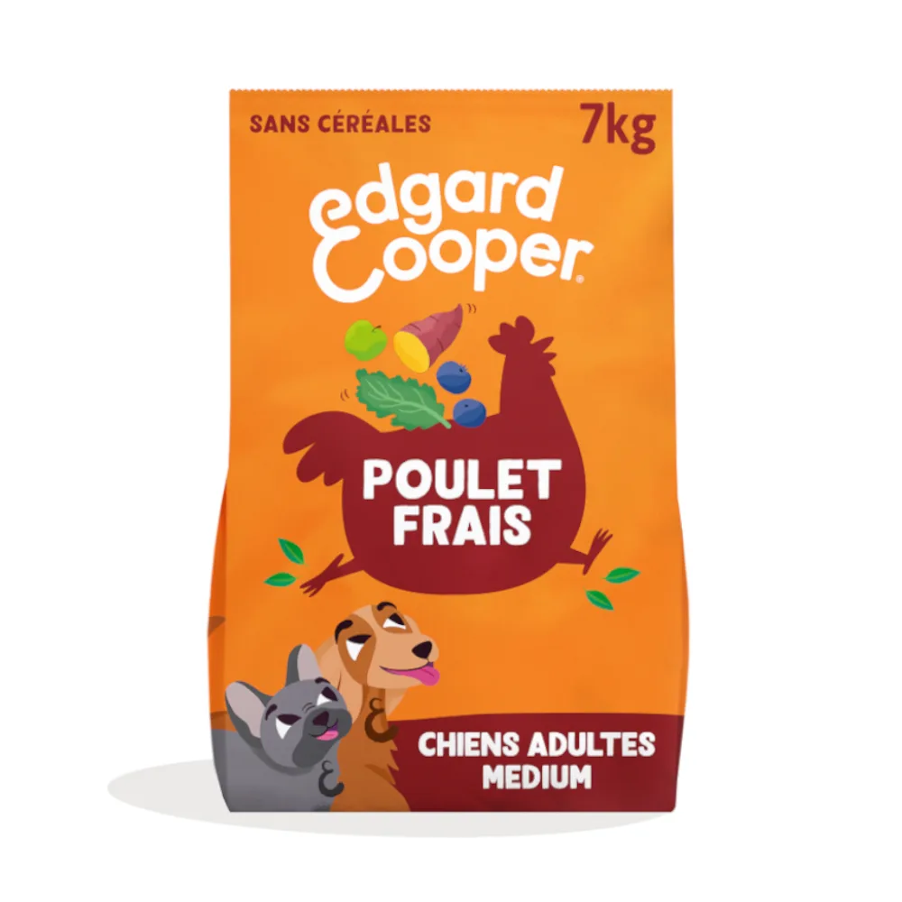 7kg Edgard & Cooper Adult Graanvrij Kip - Droog hondenvoer van Edgard & Cooper – productfoto