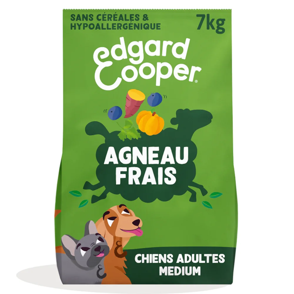 7kg Edgard & Cooper Adult Lam graanvrij - Droog hondenvoer by Edgard & Cooper – product photo