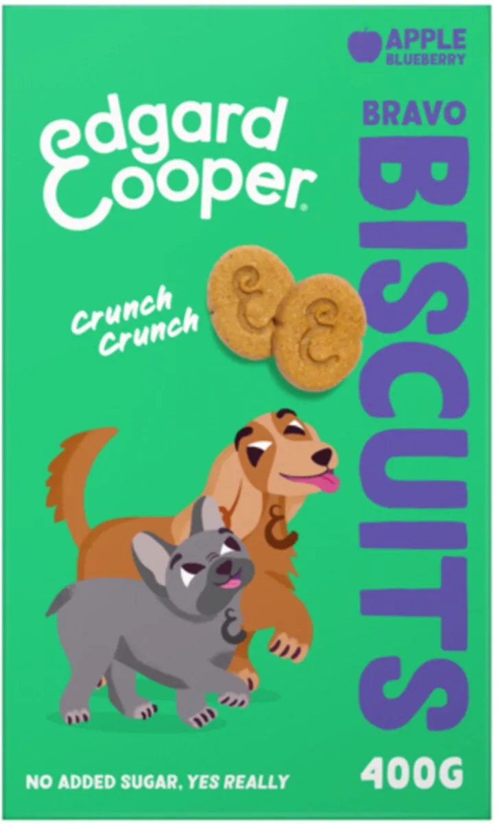 7x Edgard & Cooper Adult Biscuit Appel & Blueberry 400 gr by Edgard & Cooper – product photo