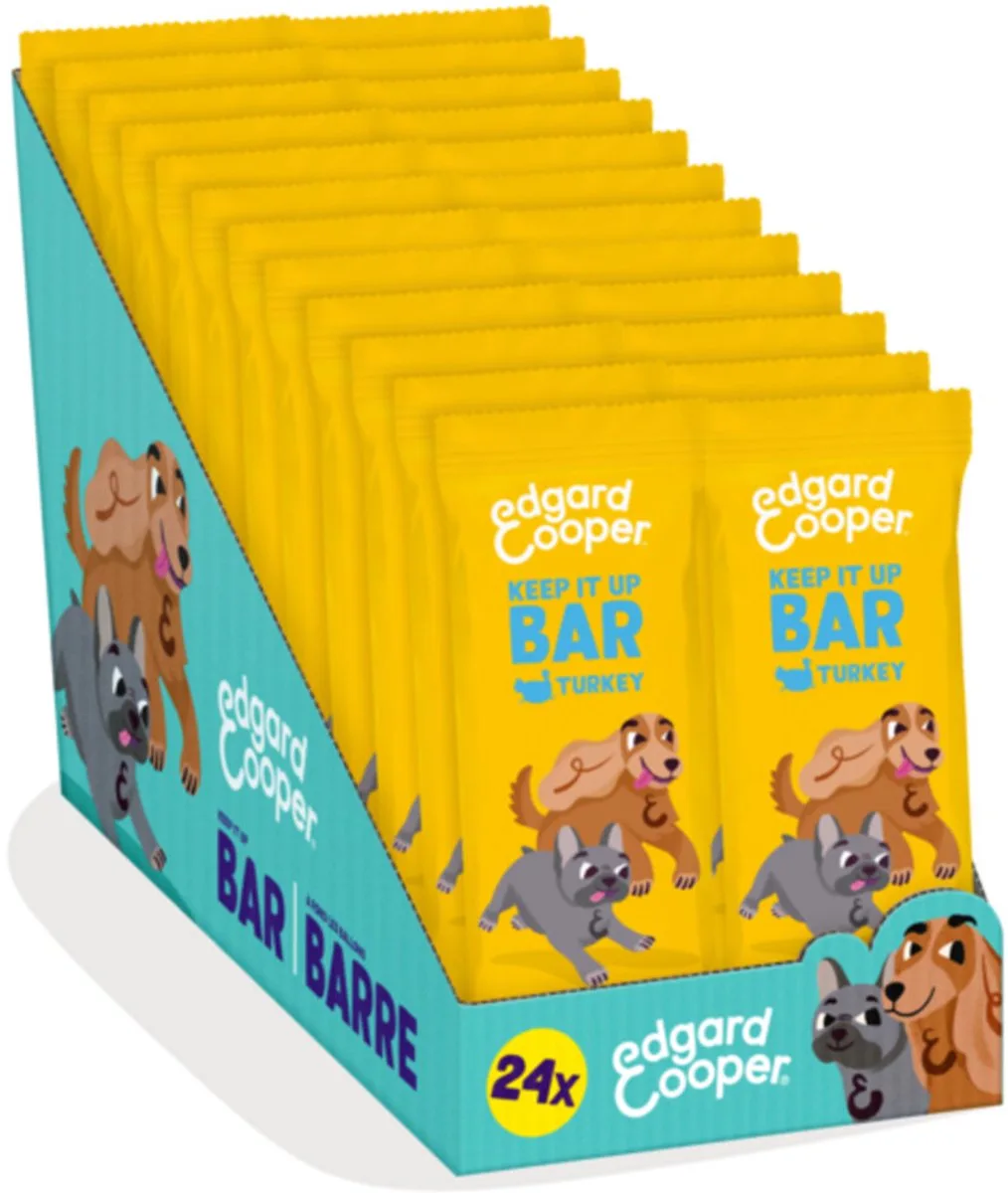 Adult Bar Kalkoen - 24 x 30 gr - Voordeelverpakking by Edgard & Cooper – product photo