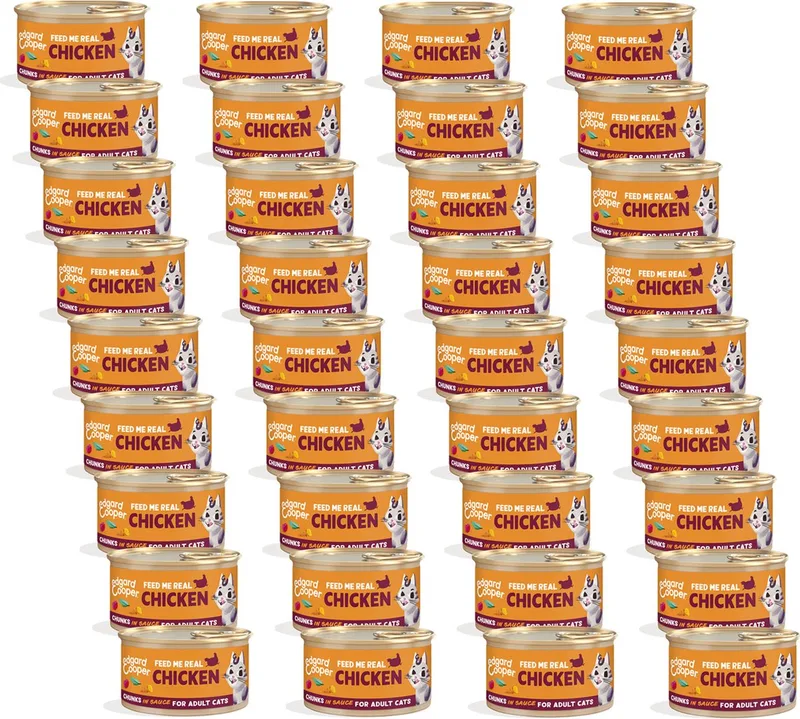 Adult Chunks 85 g - Kattenvoer - 36 x Kip fra Edgard & Cooper – produktbillede