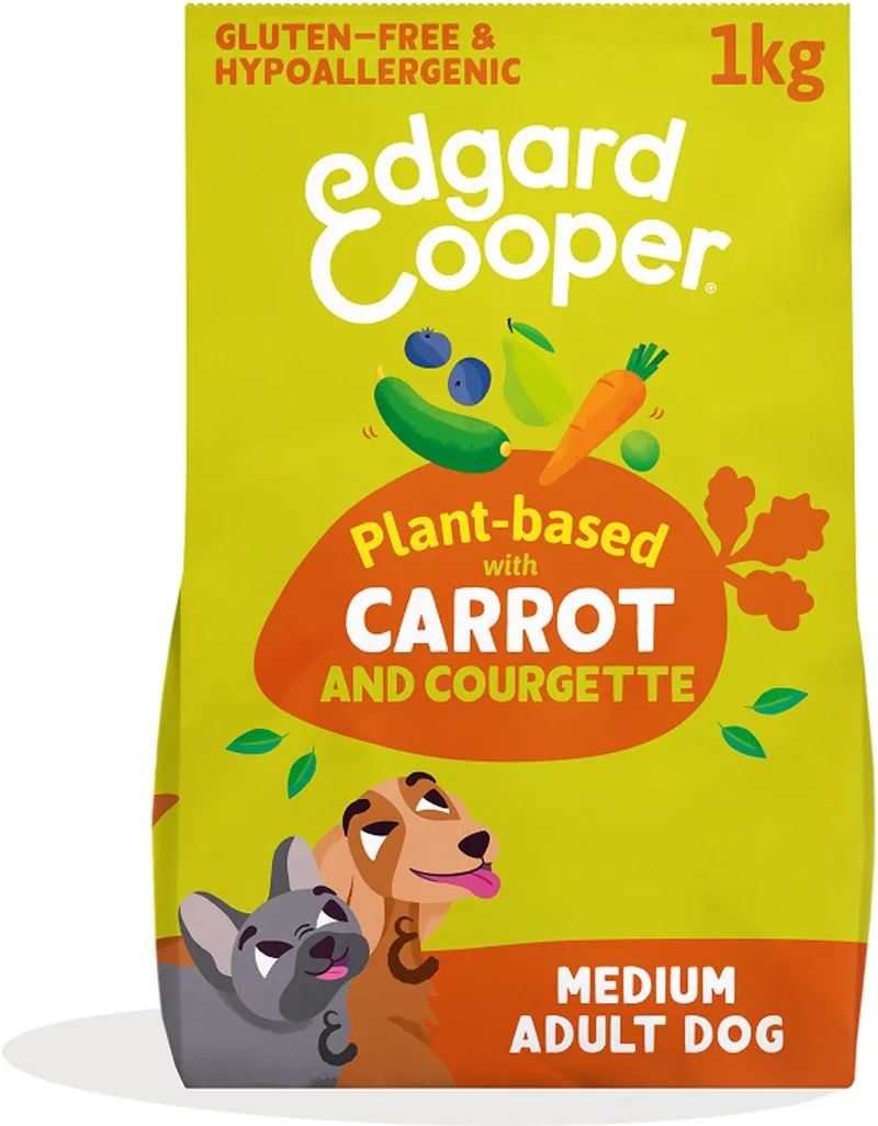 Adult Hondenbrokken Voor Kleine Honden, Wortel & Courgette, 1Kg, Plantaardig Recept, Hypoallergeen Recept Met Natuurlijke Ingrediënten de Edgard & Cooper – photo produit