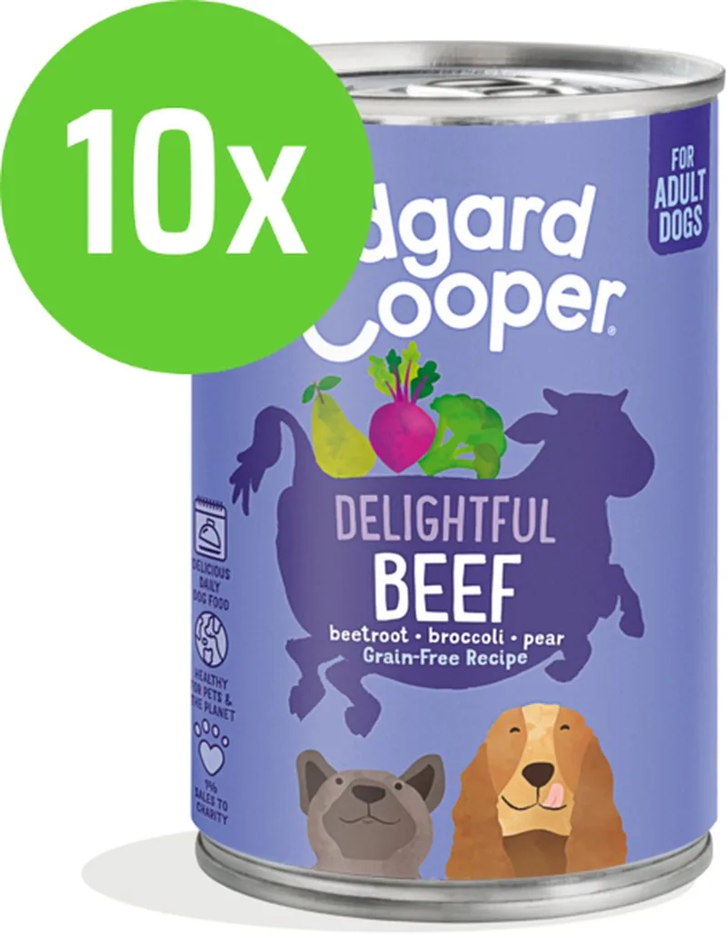 Adult Rund - Hondenvoer - 400 gram - 10 blikken by Edgard & Cooper – product photo
