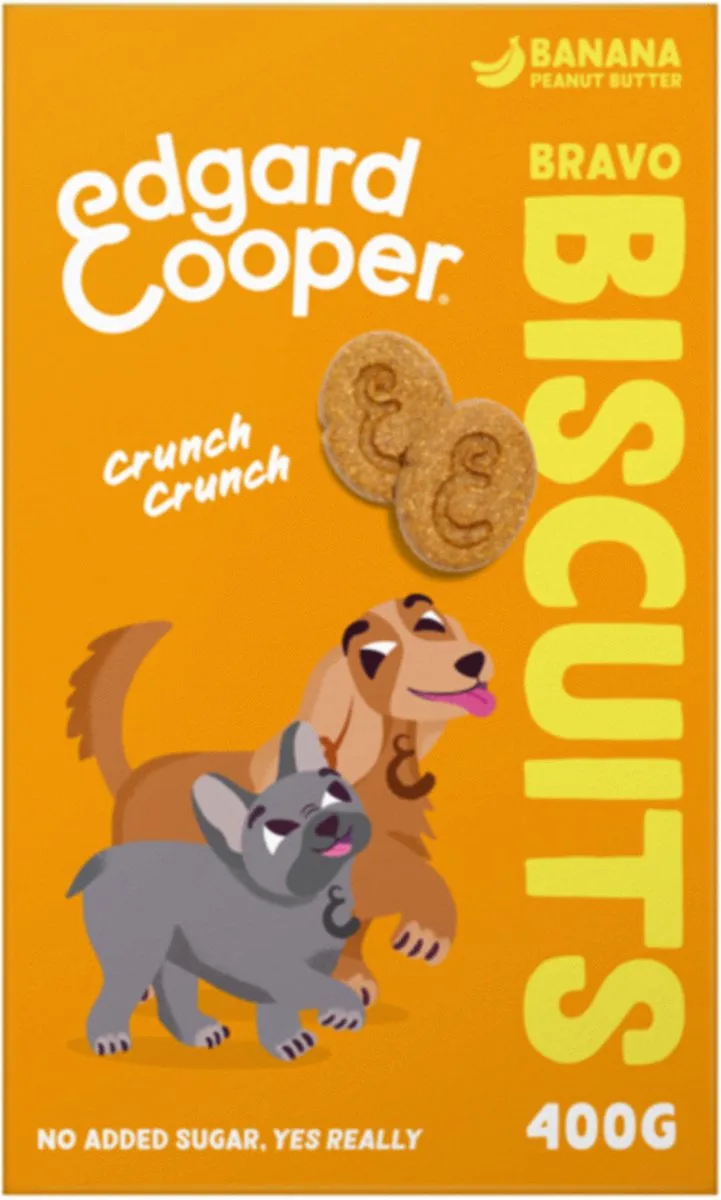 Biscuit - Hondensnacks - Banaan 400 g by Edgard & Cooper – product photo