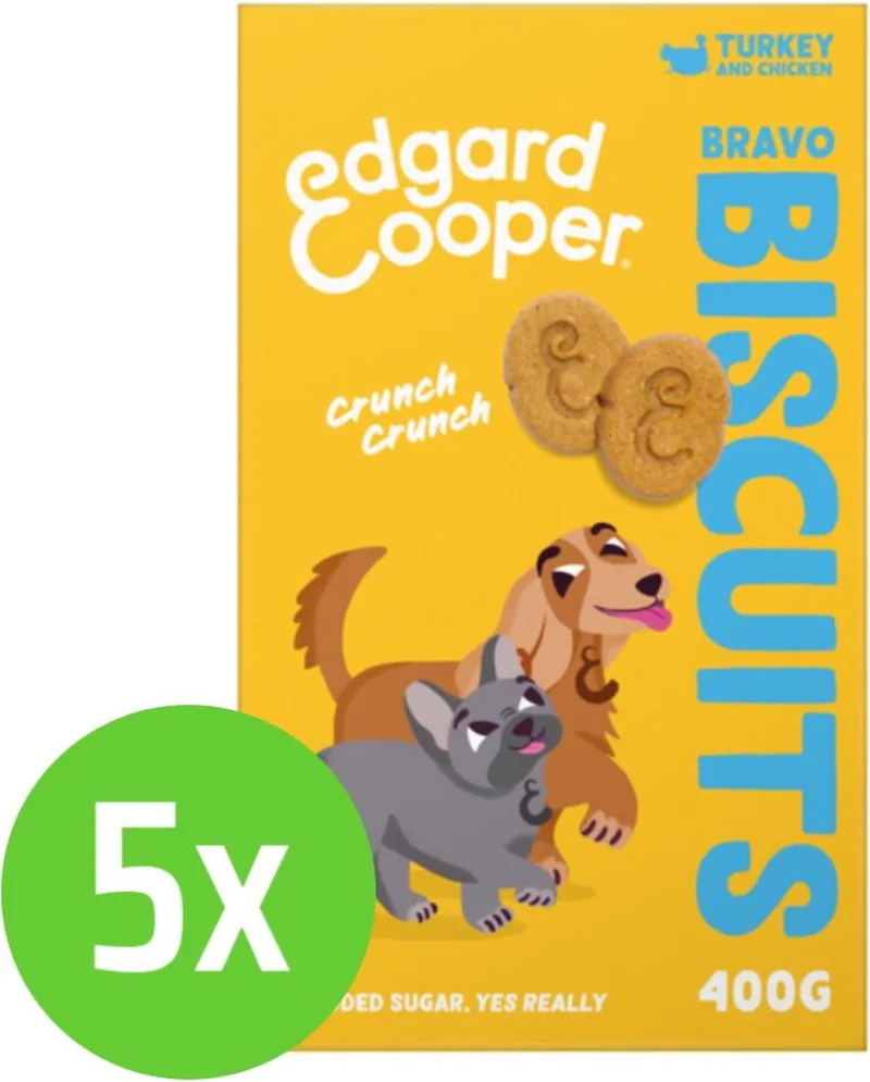 Biscuit Turkey 400 gr - hondensnack - 5 verpakkingen von Edgard & Cooper – Produktfoto