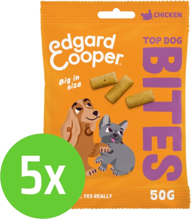 Bite Chicken Large - Hondensnack - 50 gram - 5 verpakkingen by Edgard & Cooper – product photo