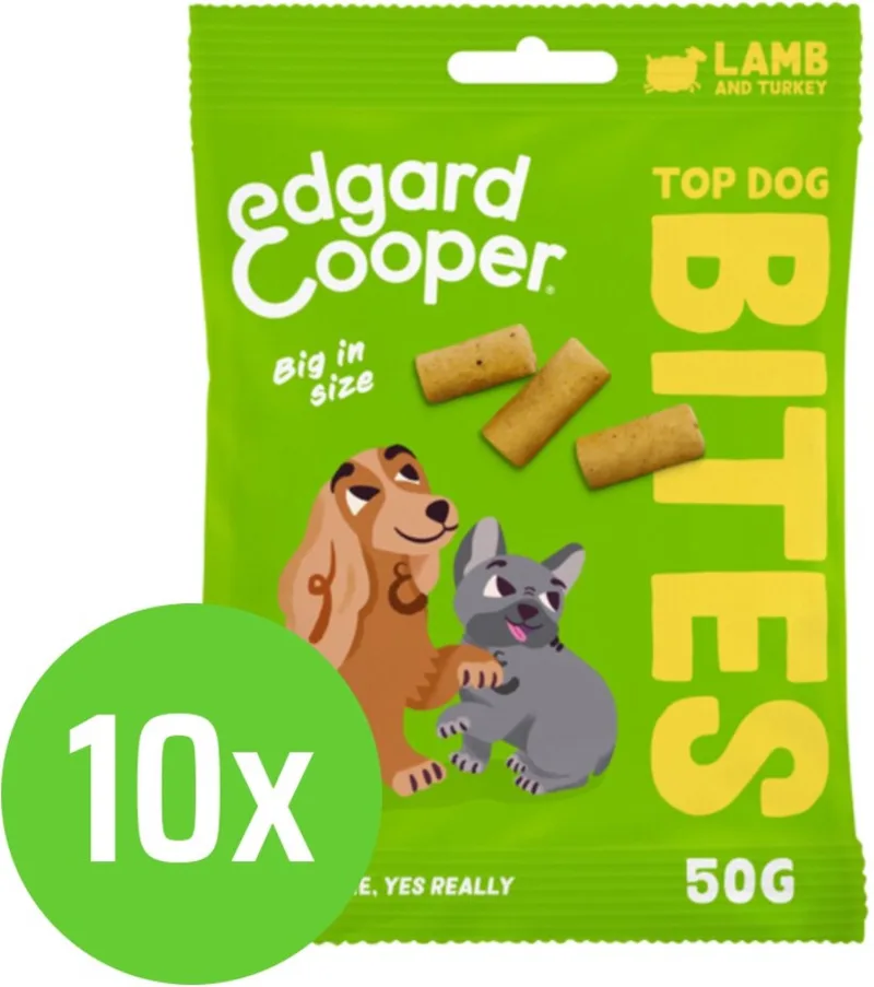 Bite Lamb Large - Hondensnack - 50 gram - 10 verpakkingen de Edgard & Cooper – photo produit