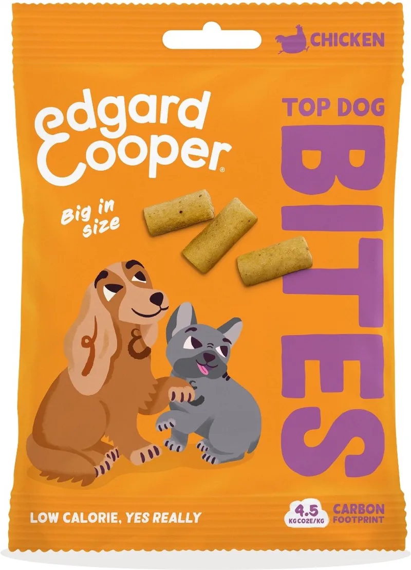 Bites Large 50 g - Hondensnacks - Kip by Edgard & Cooper – product photo