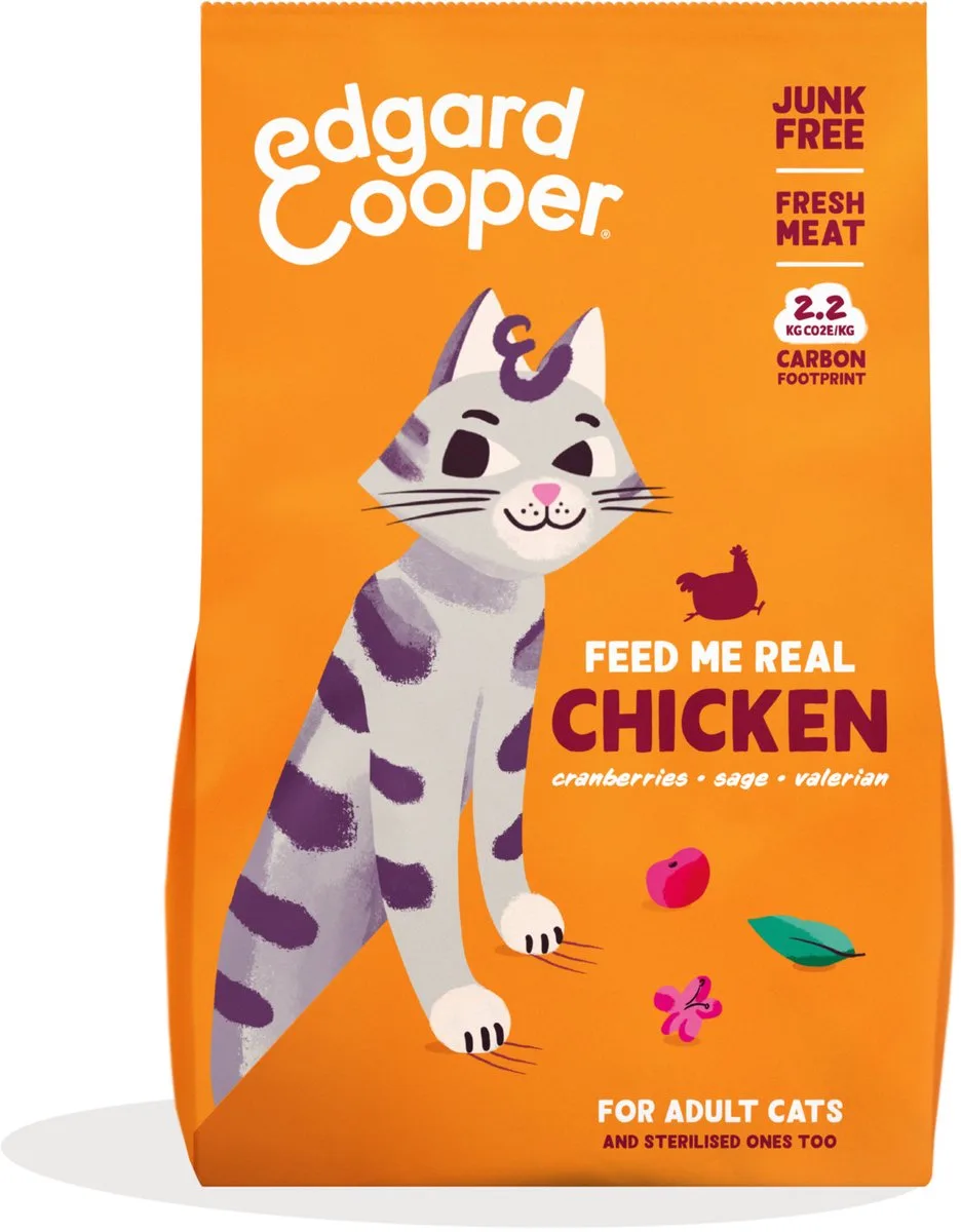 Cat Adult Chicken 325 gram - Kat von Edgard & Cooper – Produktfoto