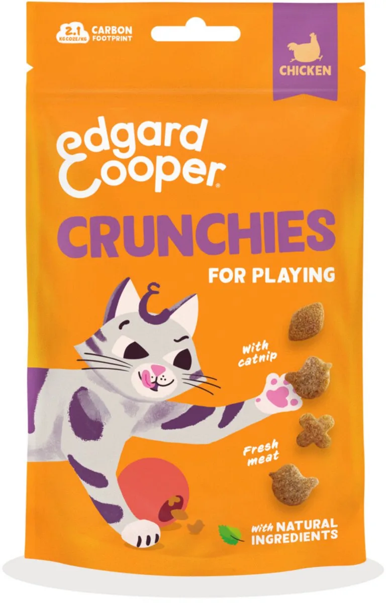 Crunchies - Kattensnack - Kip 50 g by Edgard & Cooper – product photo