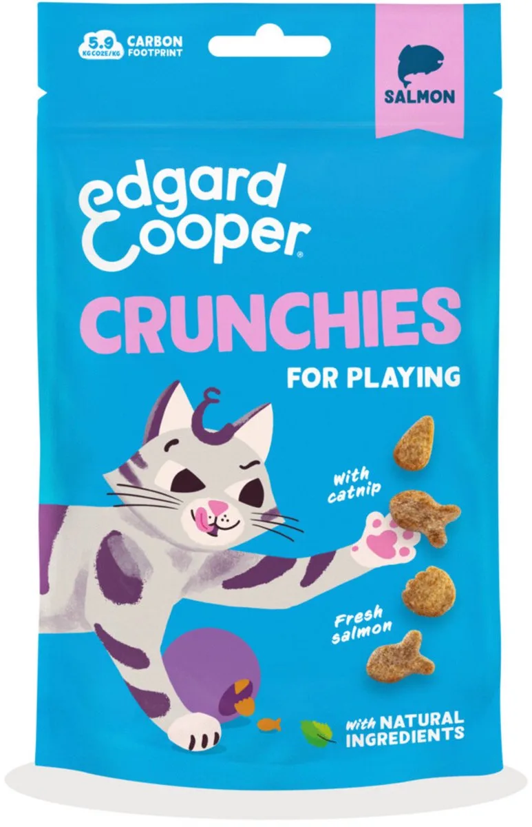 Crunchies - Kattensnack - Zalm 50 g by Edgard & Cooper – product photo