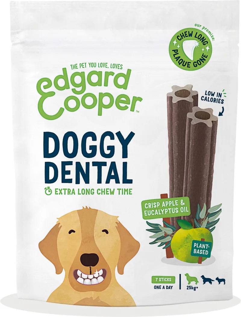 Doggy Dental Appel - Hondensnacks - L by Edgard & Cooper – product photo 1 of 2