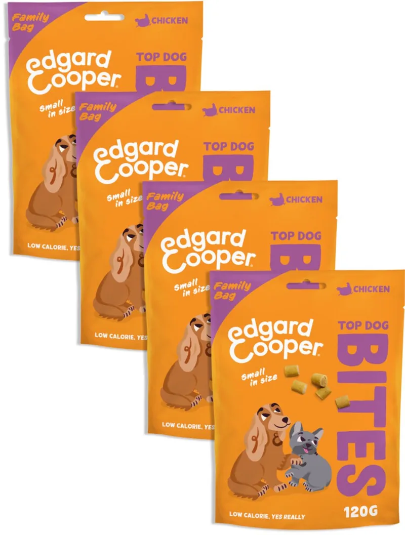 Edgard & Cooper 4x Natuurlijke Hondensnacks voor Puppy, Eend BitesSmall (1 x 120g), Graanvrije Beloningen, Vers Vlees, vol Essentiële Aminozuren voor een Gezonde Spijsvertering von Edgard & Cooper – Produktfoto