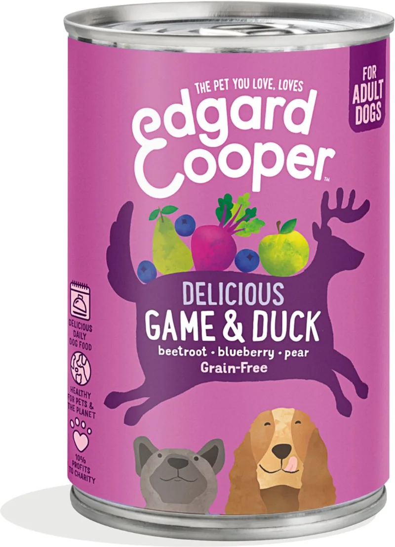 Hondenvoer in blik met Wild â€“ 6x 400g by Edgard & Cooper – product photo