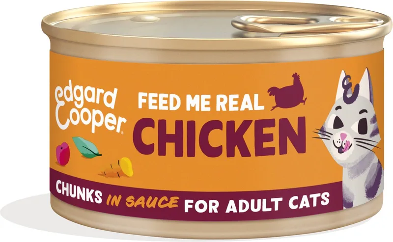 Kattenvoer Chunks Kip 85 gr by Edgard & Cooper – product photo
