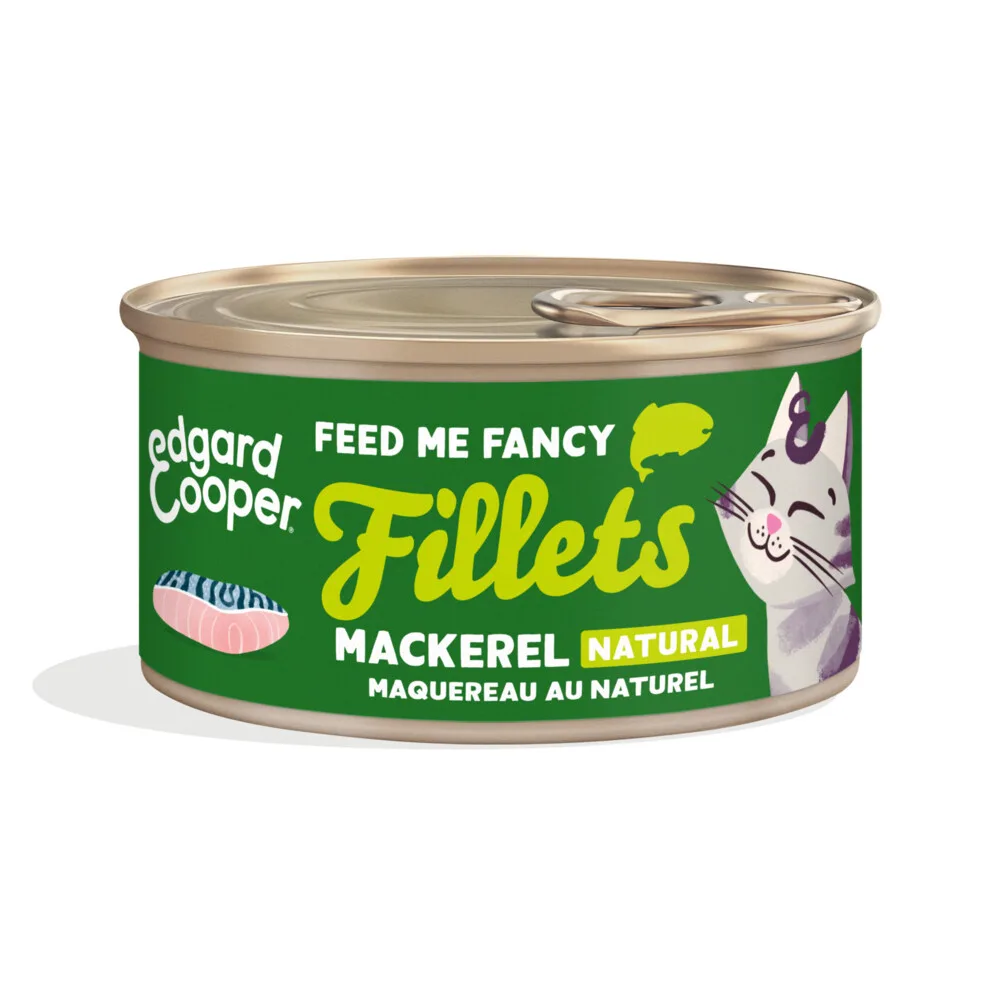 Kattenvoer Fillets Makreel 70 gr van Edgard & Cooper – productfoto