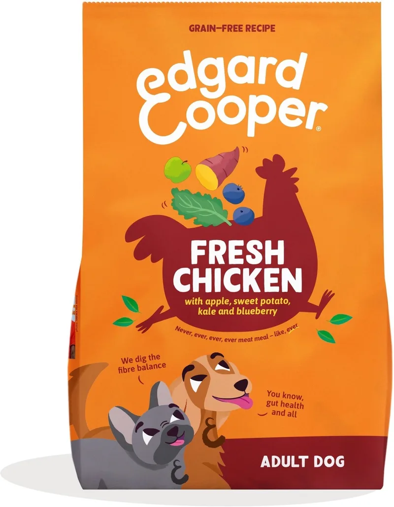 Medium Adult Dog - Hondenvoer - Kip 1 kg von Edgard & Cooper – Produktfoto